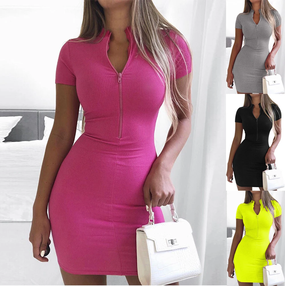2025 New Cross Women - Sexy Wrap Hip Skirt Short Sleeve Zipper miniskirt 2025 New Cross Women - Sexy Wrap Hip Skirt Short Sleeve Zipper miniskirt
