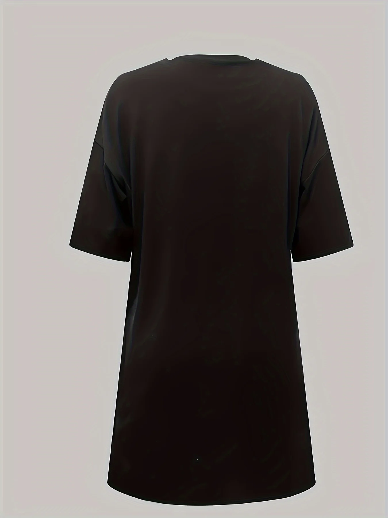2025 Women's Casual Graphic T-Shirt Dress - It's OK Don't Worry Design