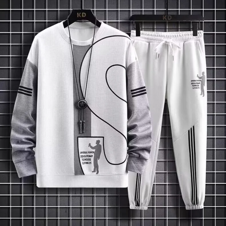 2025 Men's Autumn Essentials - New High Tide Flow Casual Sports Suit