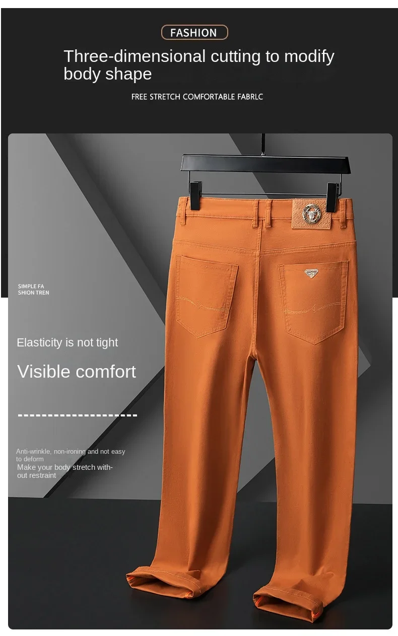 Trendy & Comfortable 97% Cotton Slim-Fit Stretch Jeans for Men Trendy & Comfortable 97% Cotton Slim-Fit Stretch Jeans for Men