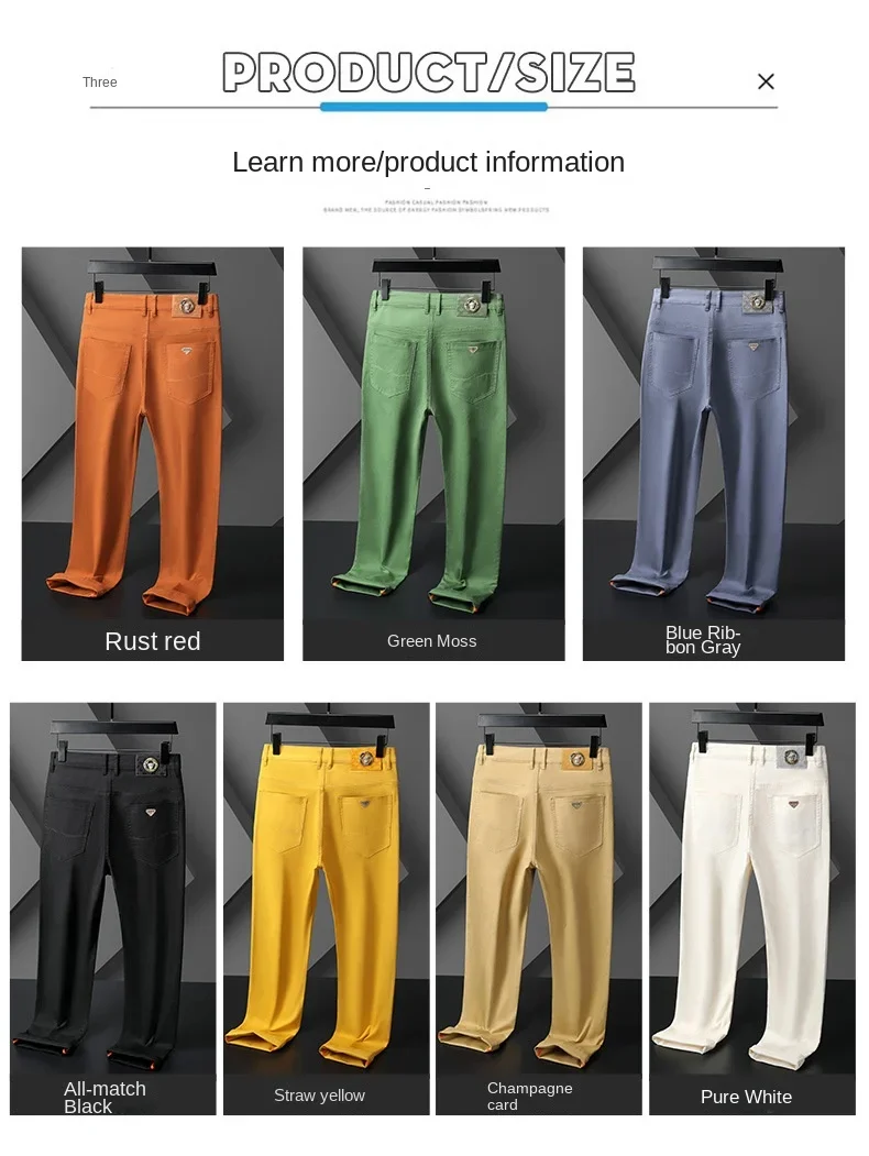 Trendy & Comfortable 97% Cotton Slim-Fit Stretch Jeans for Men Trendy & Comfortable 97% Cotton Slim-Fit Stretch Jeans for Men