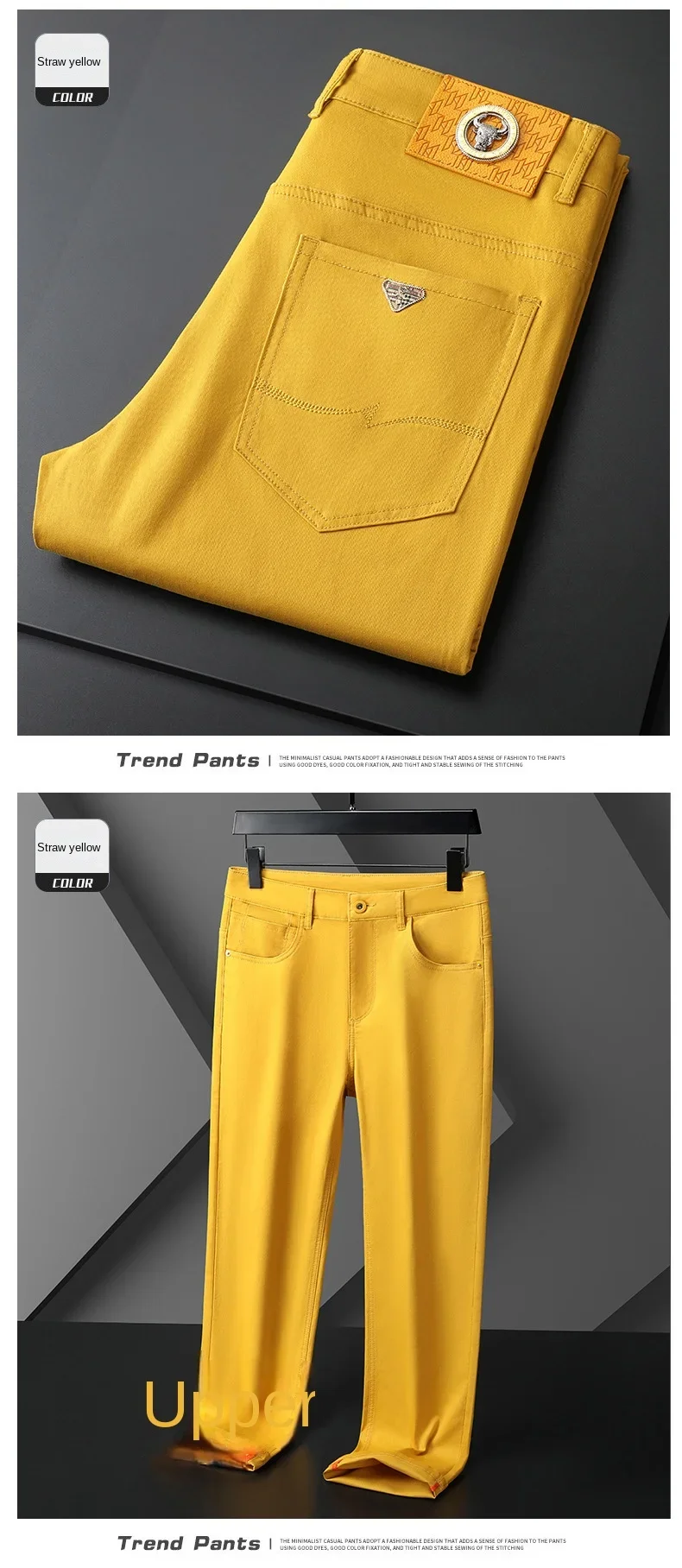 Trendy & Comfortable 97% Cotton Slim-Fit Stretch Jeans for Men Trendy & Comfortable 97% Cotton Slim-Fit Stretch Jeans for Men