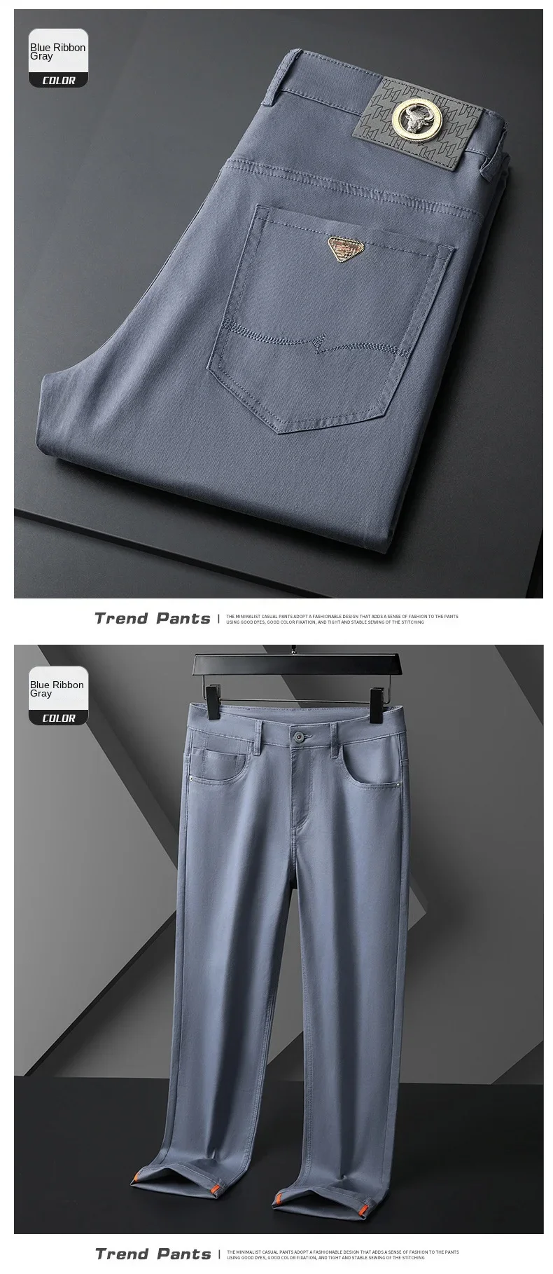 Trendy & Comfortable 97% Cotton Slim-Fit Stretch Jeans for Men Trendy & Comfortable 97% Cotton Slim-Fit Stretch Jeans for Men