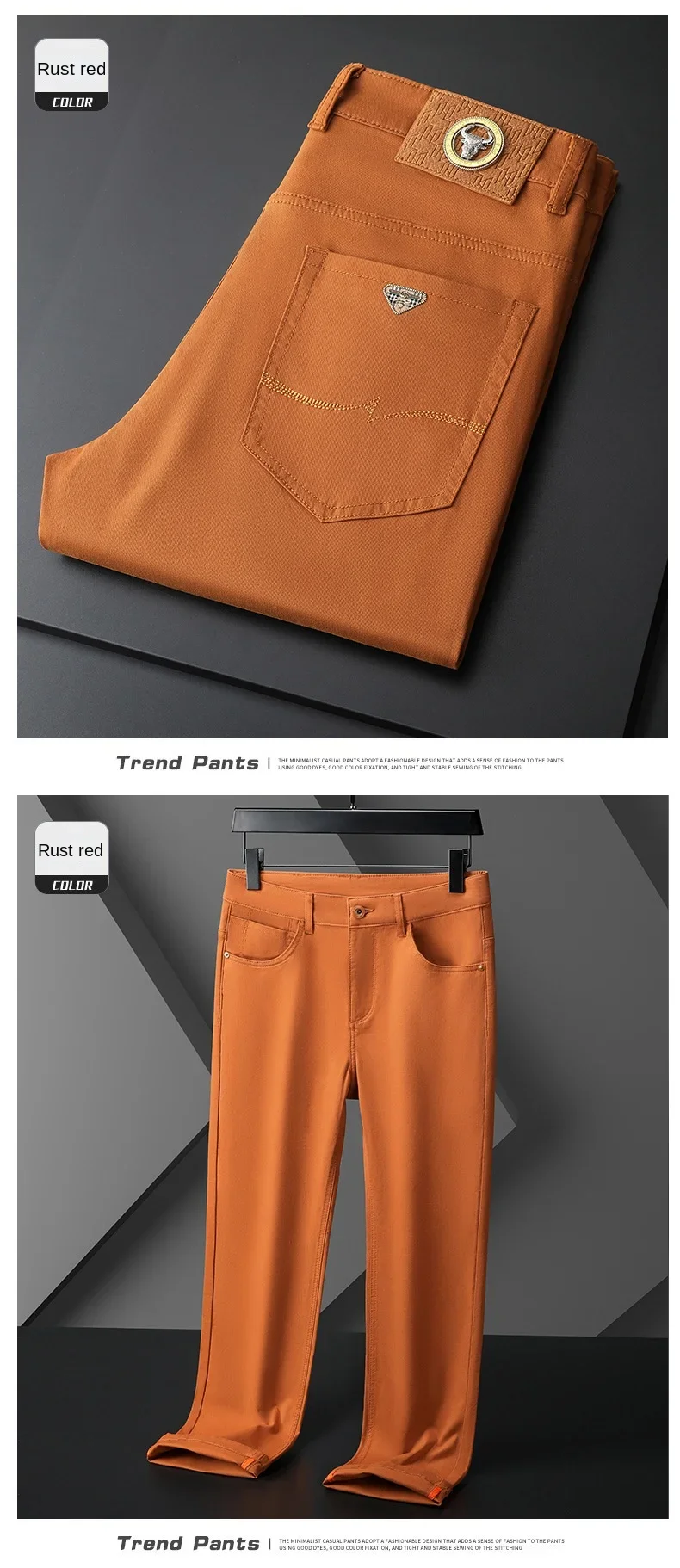 Trendy & Comfortable 97% Cotton Slim-Fit Stretch Jeans for Men Trendy & Comfortable 97% Cotton Slim-Fit Stretch Jeans for Men