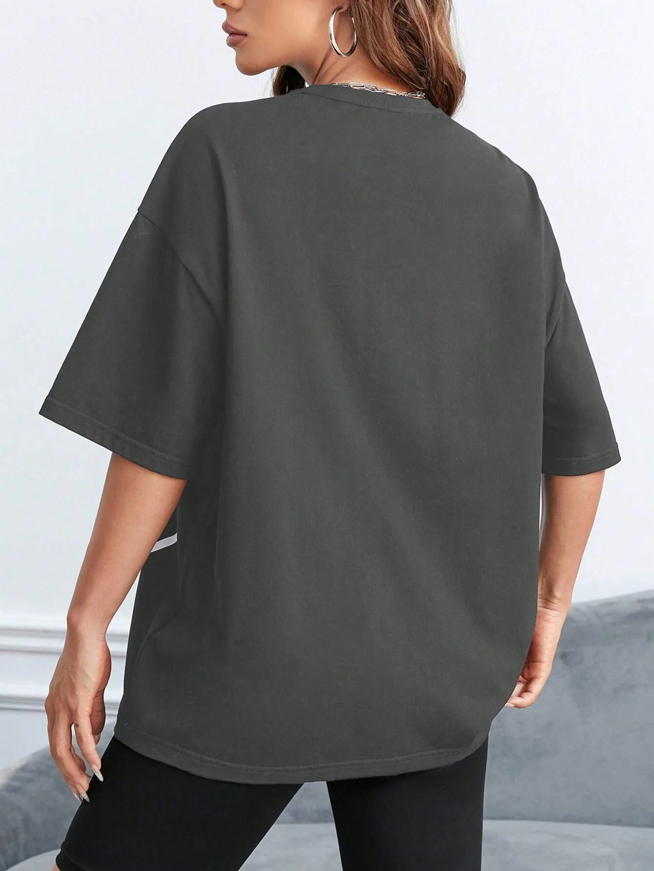 LA 23 Soft Cotton Tee - Relaxed Fit Casual Fashion T-shirt for Women