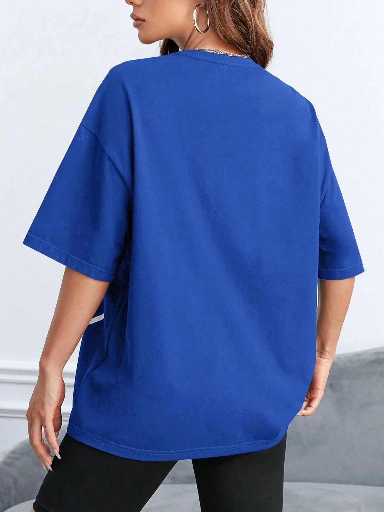LA 23 Soft Cotton Tee - Relaxed Fit Casual Fashion T-shirt for Women