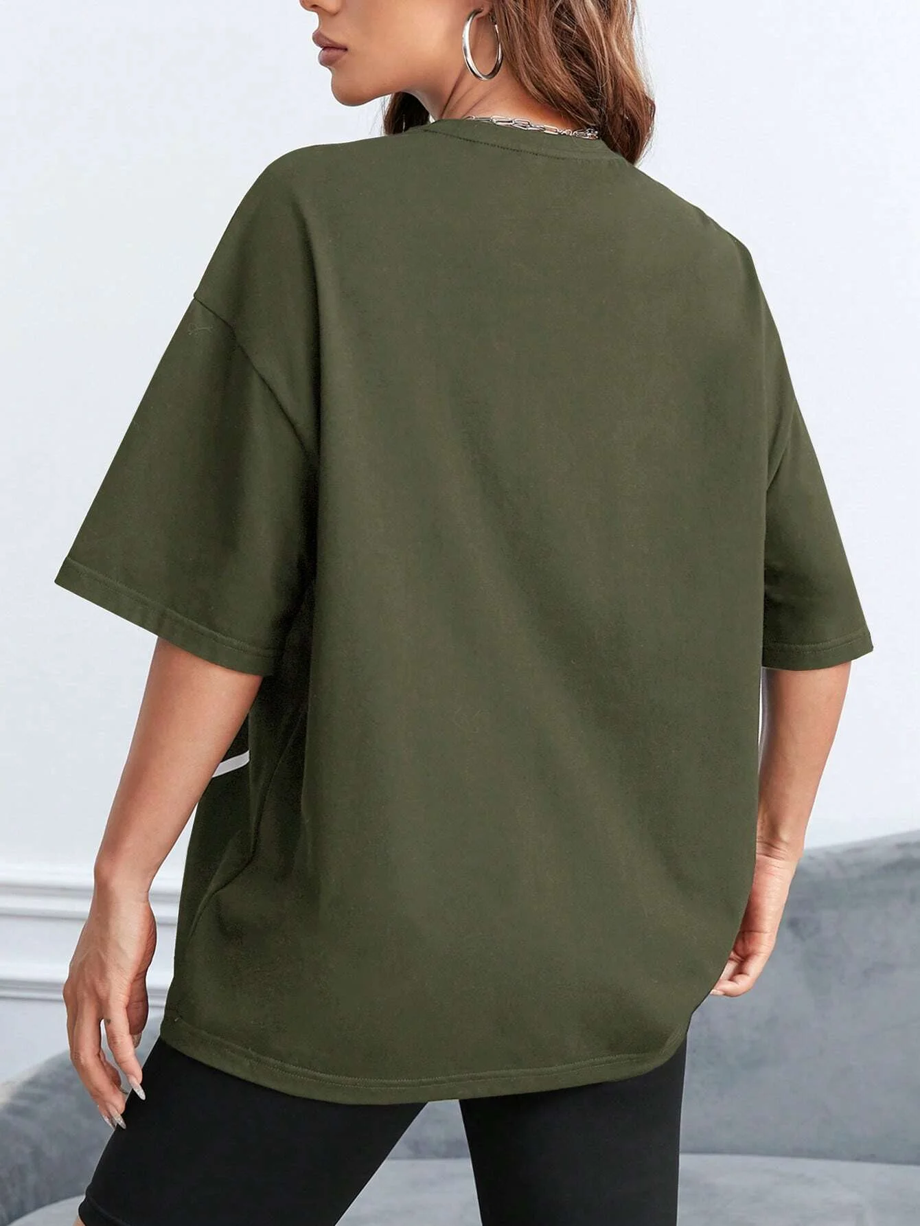 LA 23 Soft Cotton Tee - Relaxed Fit Casual Fashion T-shirt for Women