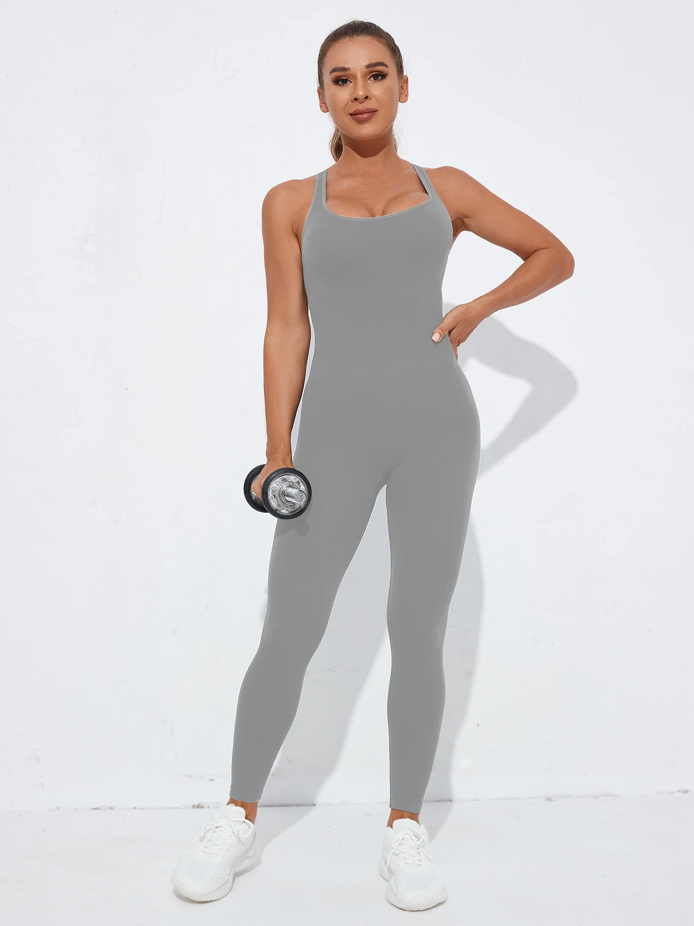 Women's Seamless Shapewear Bodysuit With Tummy Control, CrissCross Straps Backless Body Shaper, Women's Underwear & Shapewear