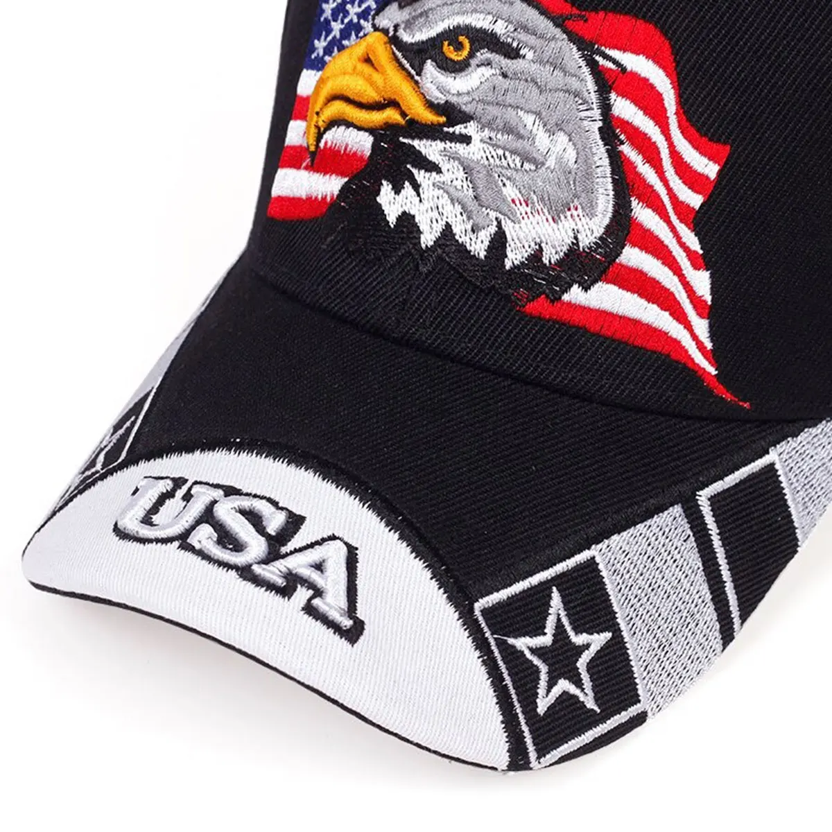 USA Eagle Embroidery Baseball Caps Spring Outdoor Adjustable Casual Hats USA Eagle Embroidery Baseball Caps Spring Outdoor Adjustable Casual Hats