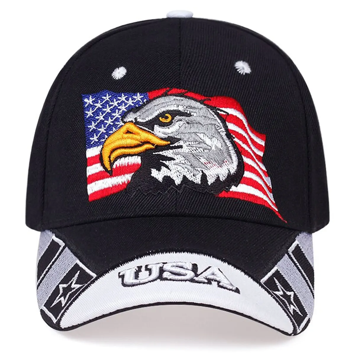 USA Eagle Embroidery Baseball Caps Spring Outdoor Adjustable Casual Hats USA Eagle Embroidery Baseball Caps Spring Outdoor Adjustable Casual Hats