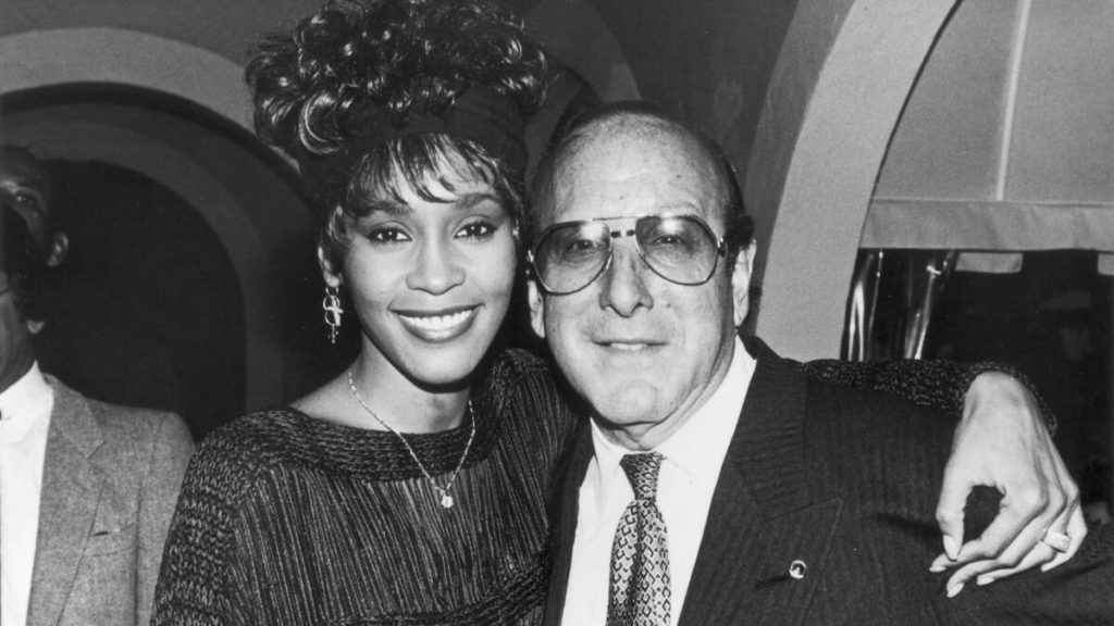Clive Davis and Whitney Houston